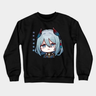 Honkai Star Rail Chibi Hanya 2 Crewneck Sweatshirt